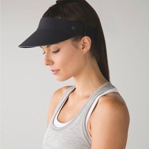 Lululemon black new Visor - never worn